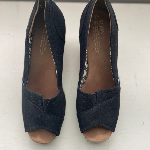 Tom Wedges Black - Picture 4 of 4